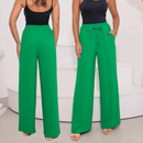 Kit 2 Calça Feminina Pantalona Duna | Cintura Alta com Bolso