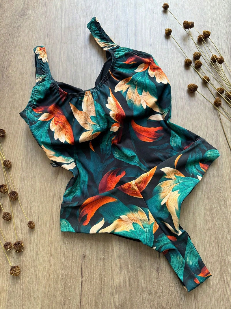 Kit Conjunto Body Maiô E Saida De Praia Premium