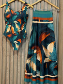 Kit Conjunto Body Maiô E Saida De Praia Premium