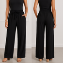 Kit 2 Calça Feminina Pantalona Duna | Cintura Alta com Bolso