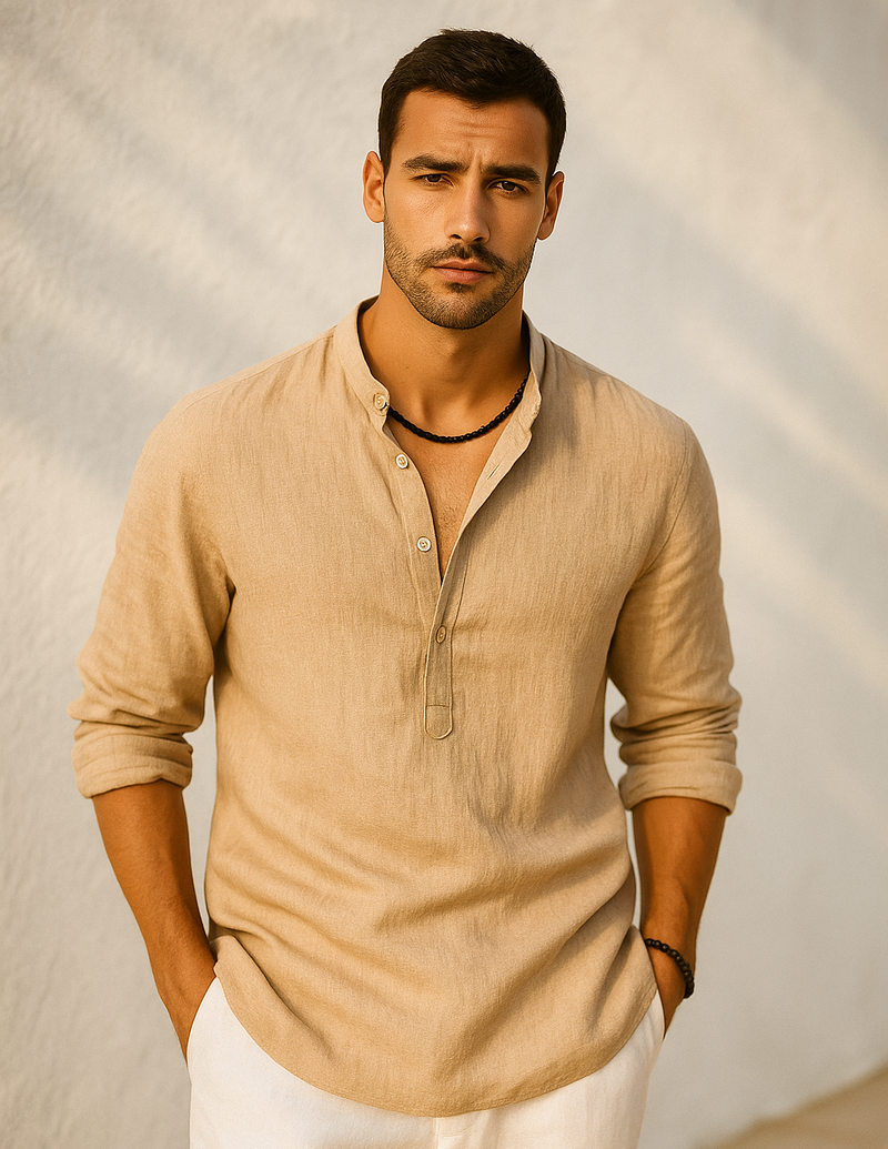 Camisa Masculina Bata Bali