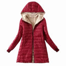 Casaco Impermeável Forrado de Lã com Zíper