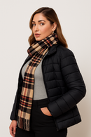 kit Jaqueta Puffer Feminina + Cachecol