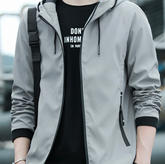 Jaqueta Masculina Casual Impermeável