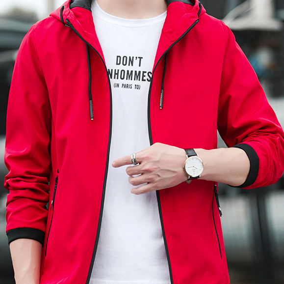 Jaqueta Masculina Casual Impermeável