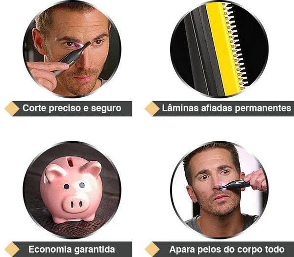 Aparador de Pelos de Alta Precisão Aparador de Pelos de Alta Precisão KITO MAGAZINE 