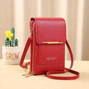 Bolsa Crossbody com Tela Touch Antifurto Para Celular Bolsa Crossbody com Tela Touch Antifurto Para Celular KITO MAGAZINE Vermelho 