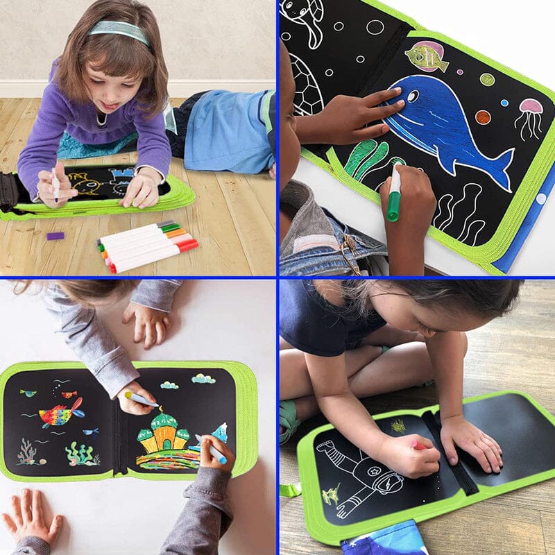 Caderno de Desenho Apagável - Desenhe sem Limite Kito Magazine 