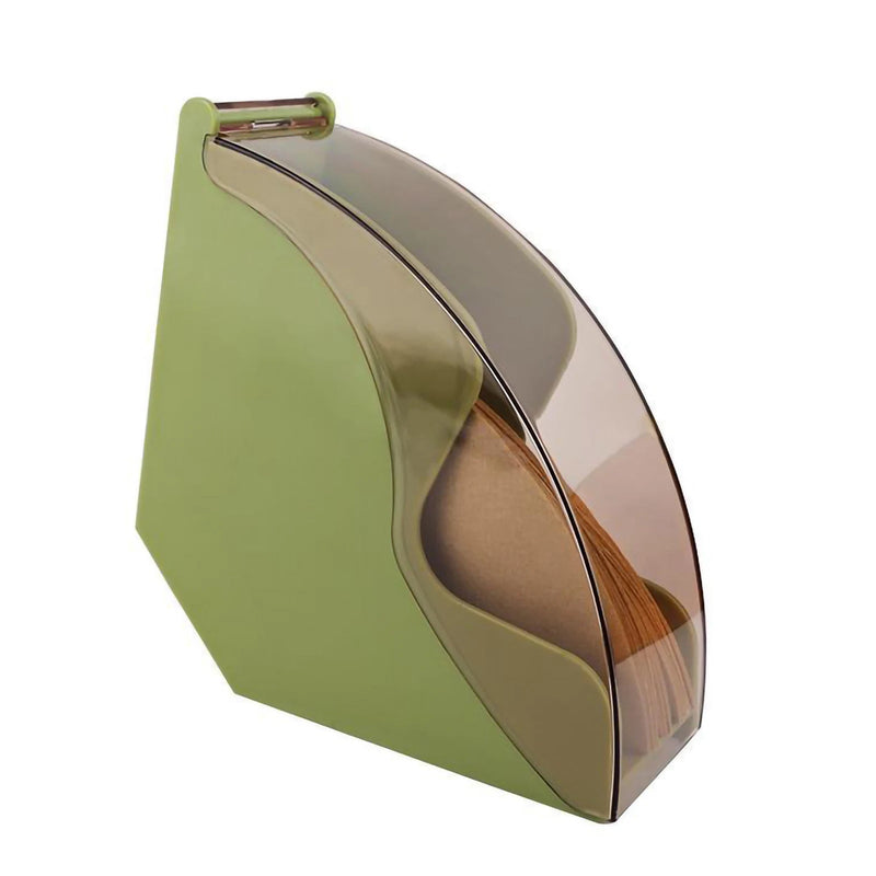 Caixa de Armazenamento para Filtro de Café - À Prova de Poeira Cozinha - Caixa de Armazenamento para Filtro de Café - À Prova de Poeira KITO MAGAZINE Verde 