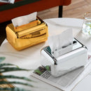 Caixa Porta Lenço Umedecido e Papel Cromado Escritório - Caixa Porta Lenço Umedecido e Papel Cromado Kito Magazine 