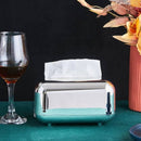 Caixa Porta Lenço Umedecido e Papel Cromado Escritório - Caixa Porta Lenço Umedecido e Papel Cromado Kito Magazine 