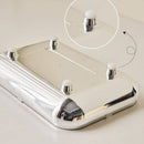 Caixa Porta Lenço Umedecido e Papel Cromado Escritório - Caixa Porta Lenço Umedecido e Papel Cromado Kito Magazine 