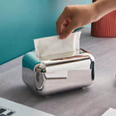 Caixa Porta Lenço Umedecido e Papel Cromado Escritório - Caixa Porta Lenço Umedecido e Papel Cromado Kito Magazine 