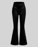 Calça Jeans Feminina Mab Ganga Wide Leg - Cintura Alta Cruzada Calça Jeans Feminina Mab Ganga Wide Leg - Cintura Alta Cruzada Kito Magazine 