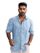 Camisa Masculina Linho de Algodão Billion Camisa Masculina Linho de Algodão Billion Kito Magazine 