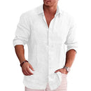 Camisa Masculina Linho de Algodão Billion Camisa Masculina Linho de Algodão Billion Kito Magazine Branco M 