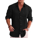 Camisa Masculina Linho de Algodão Billion Camisa Masculina Linho de Algodão Billion Kito Magazine Preto M 
