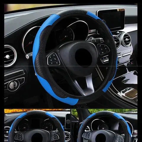 Capa de Volante Universal de Couro para Carro Kito Magazine 