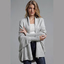 Cardigan Feminino Alexa Tricô Casacos Femininos - Cardigan Feminino Alexa Tricô Kito Magazine Cinza Único 