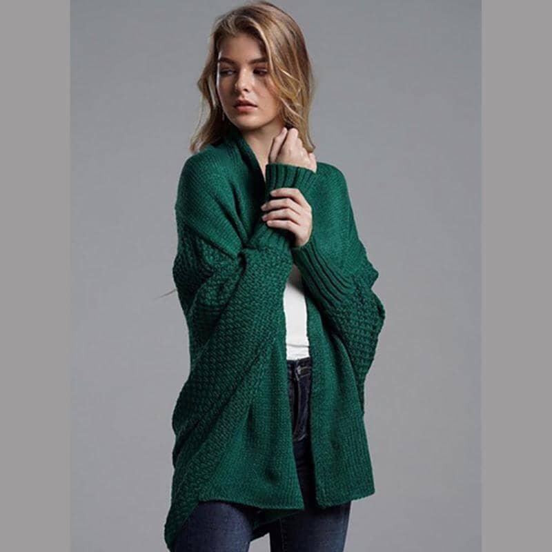 Cardigan Feminino Alexa Tricô Casacos Femininos - Cardigan Feminino Alexa Tricô Kito Magazine Verde Único 
