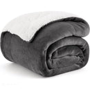 Coberdrom Sherpa Pele de Carneiro Quarto - Coberdrom Sherpa Pele de Carneiro 01 Kito Magazine Cinza Infantil 100x150cm 