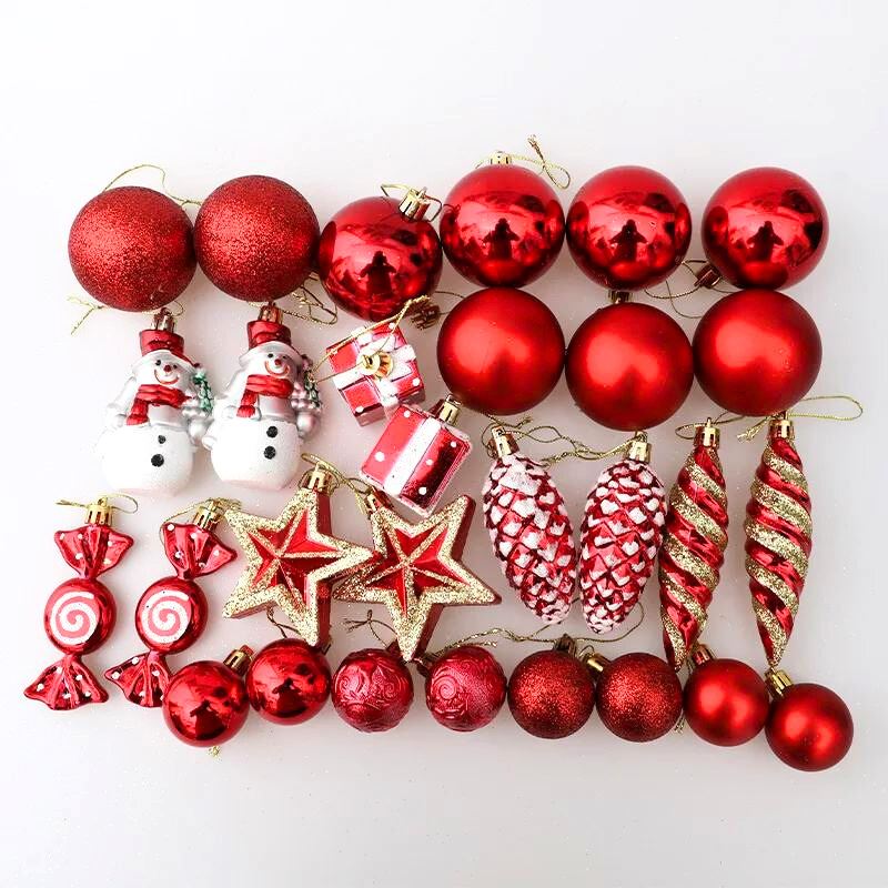 Conjunto de Decorações para Árvore de Natal Casa e Jardim - Conjunto de Decorações para Árvore de Natal Kito Magazine 