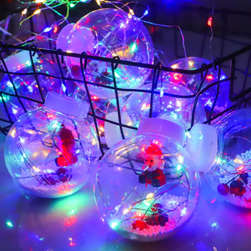 Cortina de Luzes em LED Globos Decoração de Natal Casa e Jardim - Cortina de Luzes em LED Globos Decoração de Natal KITO MAGAZINE 