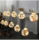 Cortina de Luzes em LED Globos Decoração de Natal Casa e Jardim - Cortina de Luzes em LED Globos Decoração de Natal KITO MAGAZINE 