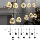 Cortina de Luzes em LED Globos Decoração de Natal Casa e Jardim - Cortina de Luzes em LED Globos Decoração de Natal KITO MAGAZINE 