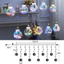 Cortina de Luzes em LED Globos Decoração de Natal Casa e Jardim - Cortina de Luzes em LED Globos Decoração de Natal KITO MAGAZINE 