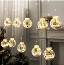 Cortina de Luzes em LED Globos Decoração de Natal Casa e Jardim - Cortina de Luzes em LED Globos Decoração de Natal KITO MAGAZINE 