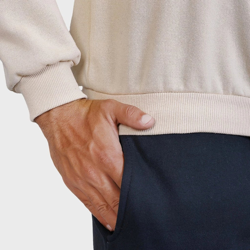 Kit 2 Moletons Careca Gola Redonda Liso com Ribana