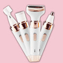 Depilador Elétrico Feminino 4 em 1 Depilador Elétrico Feminino 4 em 1 Kito Magazine Branco / Rose Gold 