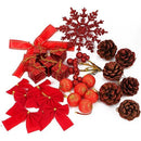 Enfeite de Natal Kit 30 Pendentes Para Árvore De Natal Casa e Jardim - Kit 30 Peças Enfeites Pendentes Para Arvore De Natal KITO MAGAZINE 