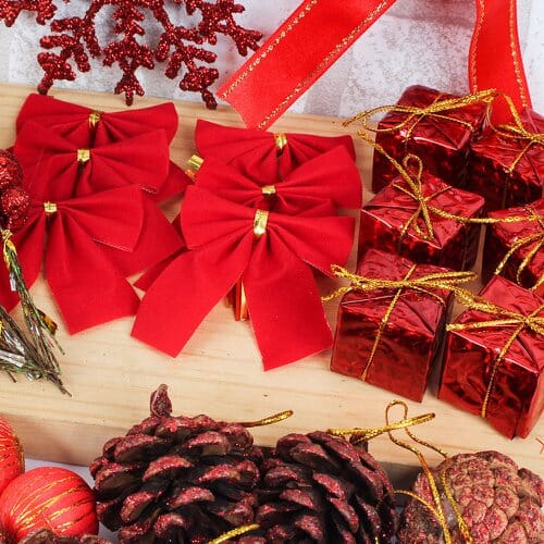 Enfeite de Natal Kit 30 Pendentes Para Árvore De Natal Casa e Jardim - Kit 30 Peças Enfeites Pendentes Para Arvore De Natal KITO MAGAZINE 