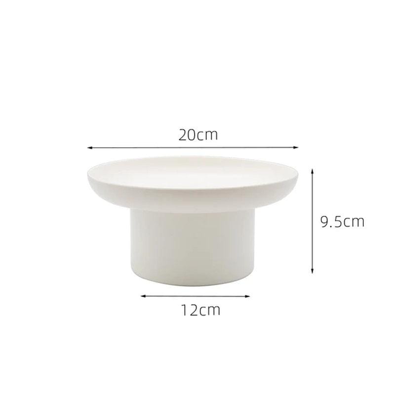 Fruteira Decorativa para Mesa Cozinha - Fruteira Decorativa para Mesa kito magazine Pequena Branca 