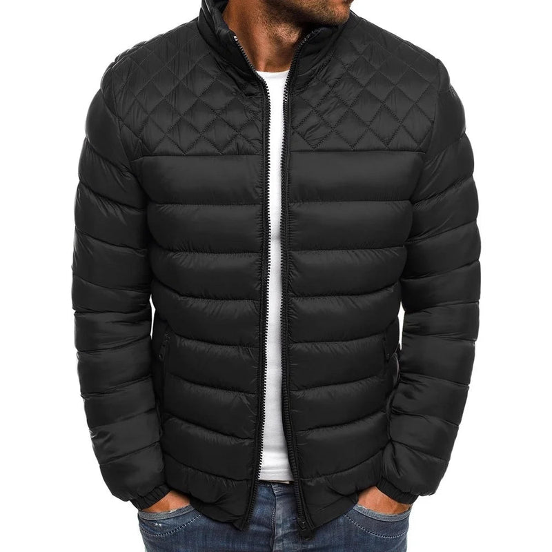 Jaqueta Masculina Puffer Impermeável Jaqueta Masculina Puffer Impermeável KITO MAGAZINE Preto P 