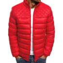 Jaqueta Masculina Puffer Impermeável Jaqueta Masculina Puffer Impermeável KITO MAGAZINE Vermelho P 
