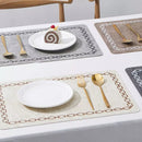 Jogo Americano Kit Descanso de Prato Quadrado Decorativo Mesa Posta - Jogo Americano Kit Descanso de Prato Quadrado Decorativo Kito Magazine 