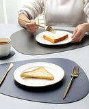 Jogo Americano Redondo em Couro 4 Lugares Mesa Posta - Jogo Americano Redondo em Couro 4 Lugares Kito Magazine 