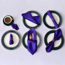 Jogo Guardanapos de Tecido Mesa Posta Cetim 12 peças Mesa Posta - Jogo Guardanapos de Tecido Mesa Posta Cetim 12 peças Kito Magazine 