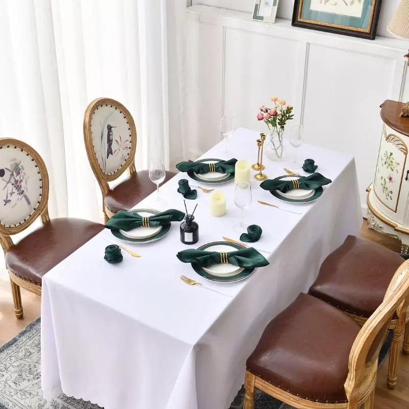 Jogo Guardanapos de Tecido Mesa Posta Cetim 12 peças Mesa Posta - Jogo Guardanapos de Tecido Mesa Posta Cetim 12 peças Kito Magazine 