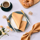 Jogo Guardanapos de Tecido Mesa Posta Cetim 12 peças Mesa Posta - Jogo Guardanapos de Tecido Mesa Posta Cetim 12 peças Kito Magazine Dourado 12 peças 