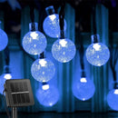 Luz de Led de Natal para Decoração Externa - Iluminação Natal Casa e Jardim - Luz de Led de Natal para Decoração Externa Iluminação Natal Kito Magazine Azul 5m-20LED 