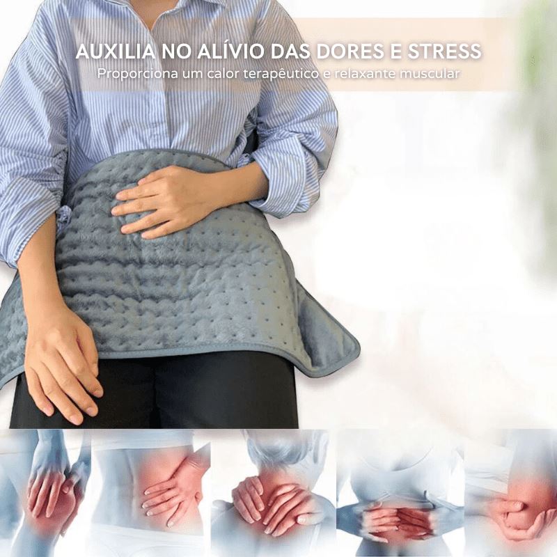 Manta Térmica Corporal Aquecedor Elétrico Inverno Quarto - Manta Térmica Corporal Aquecedor Elétrico Inverno KITO MAGAZINE 