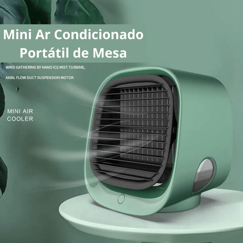 Mini Ar Condicionado Portátil de Mesa Climatização e Ventilação - Mini Ar Condicionado KITO MAGAZINE 