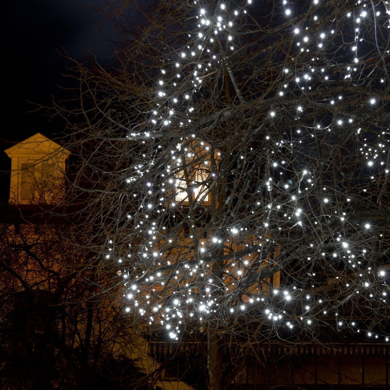 Pisca de Natal 200 Luzes Brancas Casa e Jardim - 200 Luzes Brancas KITO MAGAZINE 