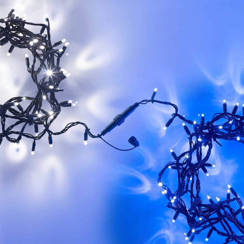 Pisca de Natal 200 Luzes Brancas Casa e Jardim - 200 Luzes Brancas KITO MAGAZINE 