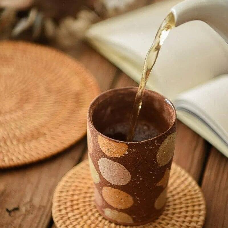 Porta Copo de Mesa 6pcs de Vime Mesa Posta - Porta Copo de Mesa 6pcs de Vime Housee - Coleção Decoração Kito Magazine 