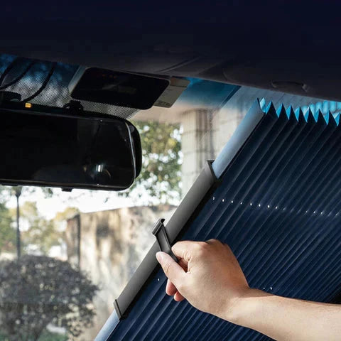 Protetor Solar Automotivo Retrátil com Proteção UV - SolarShield Kito Magazine 